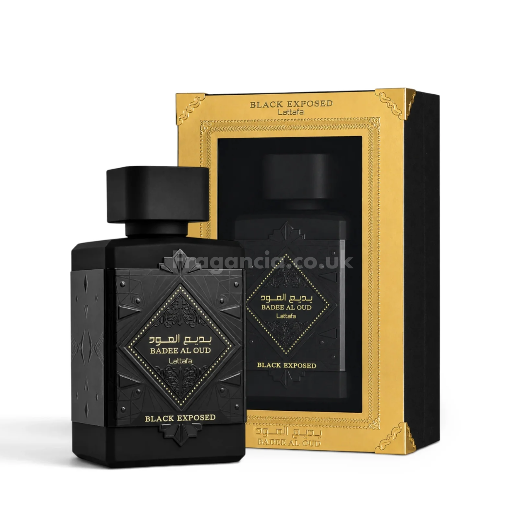 Badee Al Oud Black Exposed 100ml Eau de Parfum Lattafa