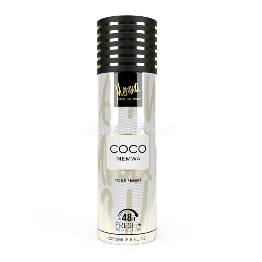 Coco Memwa 200ml Deodorant Body Spray Memwa