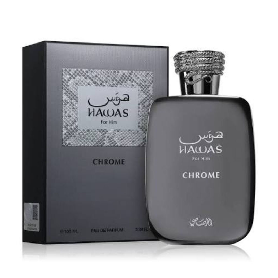 Hawas Chrome Eau de Parfum 100ml Rasasi