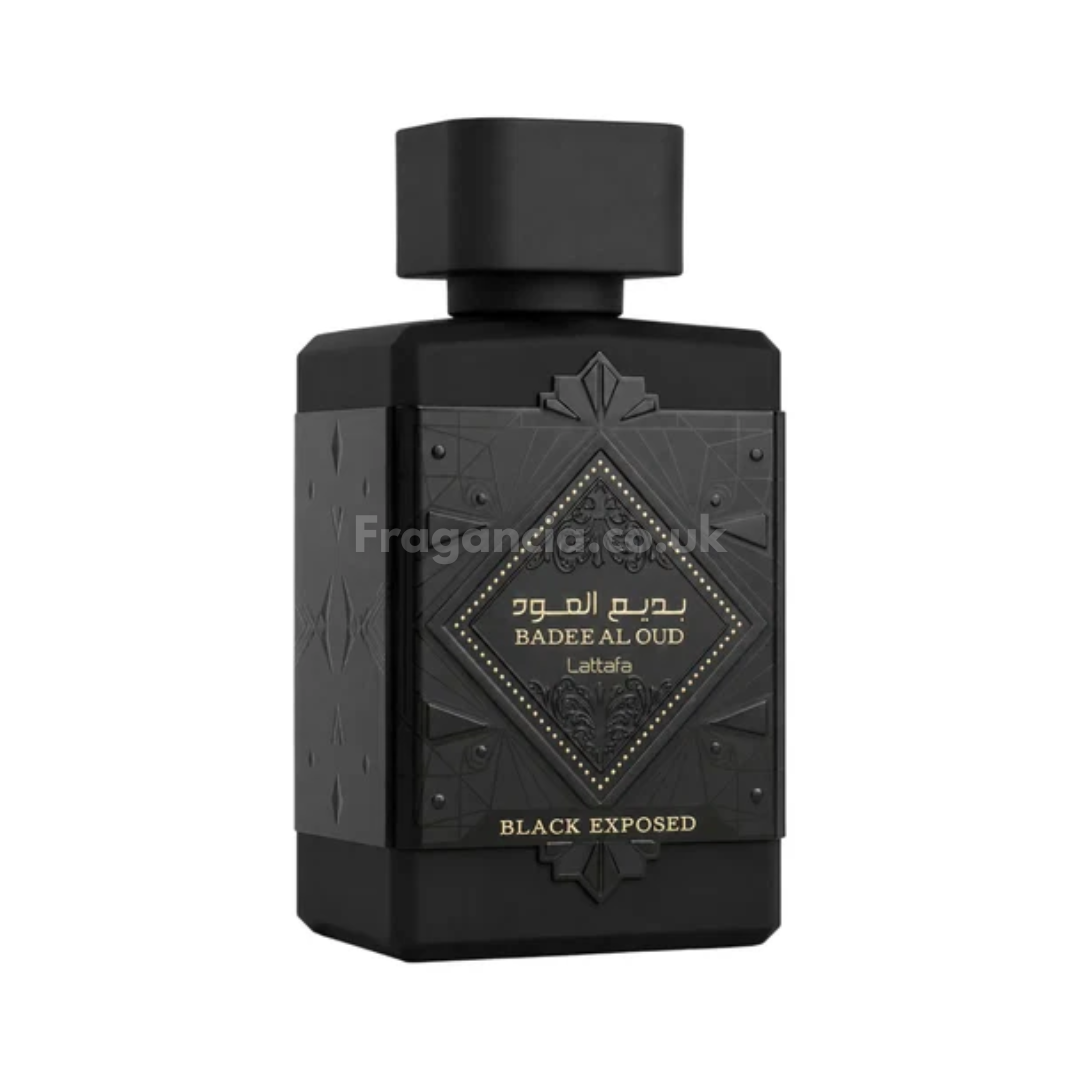 Badee Al Oud Black Exposed 100ml Eau de Parfum Lattafa