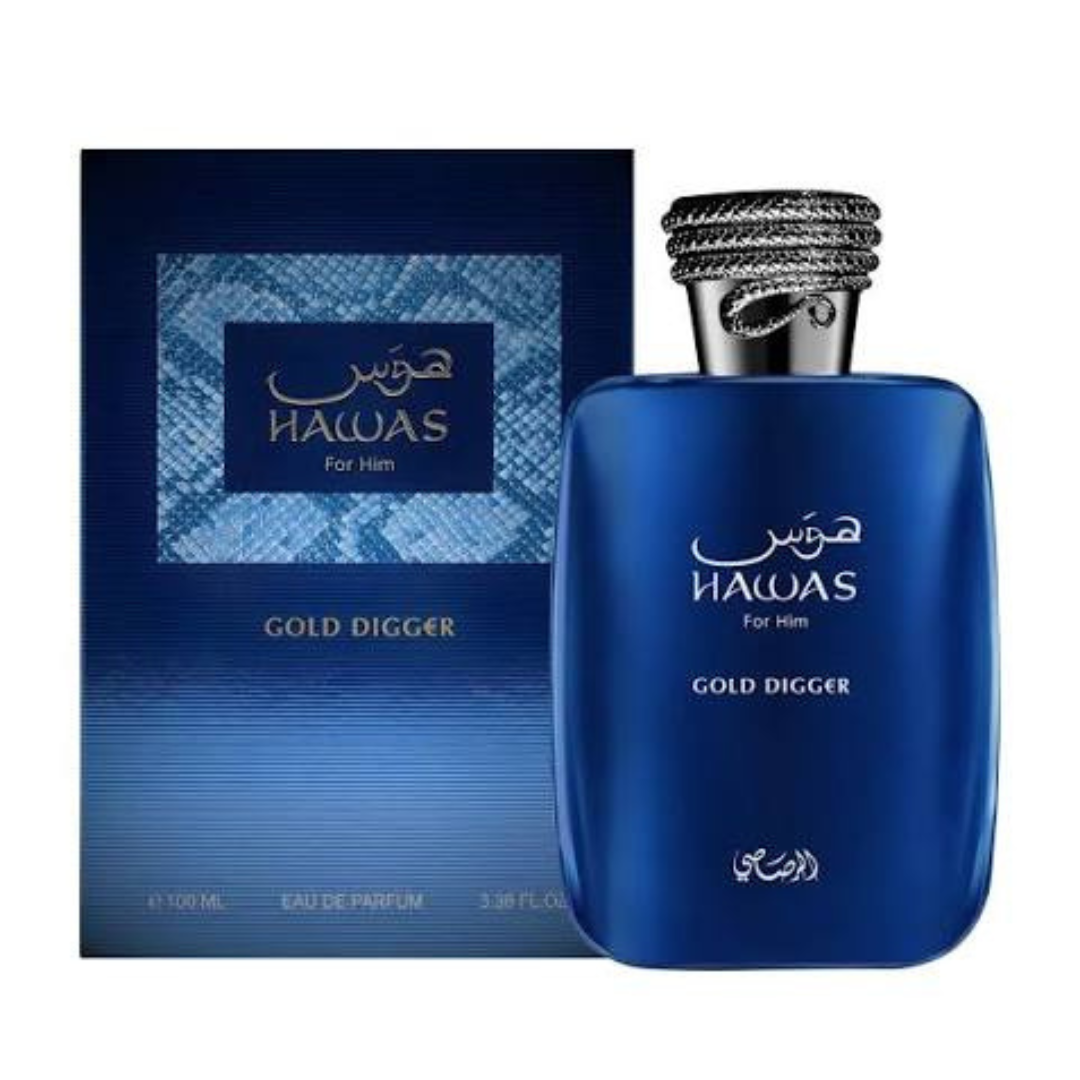 Hawas Gold Digger Eau de Parfum 100ml Rasasi
